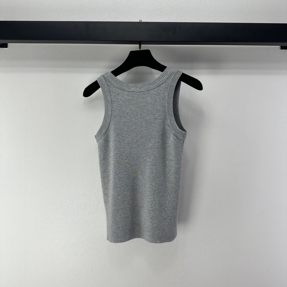 Miumiu Ribbed Label Vest - Picture 2 of 8